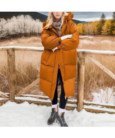 Shop Hehiy Women's Winter Coat - Warm Quilted Long Trench with Hood | Autumn-Winter Down Vest in Pink Blue Red | Plus Size 3XL Available - Buy Online on GoSupps.com