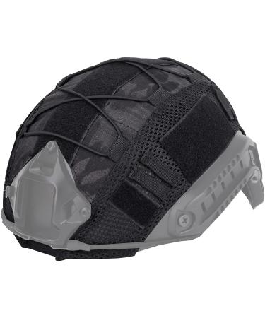 Fast Helmet Cover - Durable 500D Nylon Tactical Helmet Cover for Paintball & Airsoft in Black - Buy Online on GoSupps.com