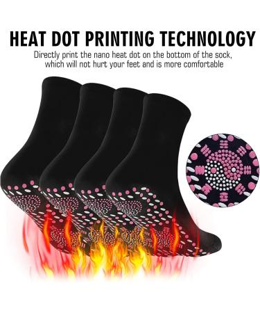 VASEDGINS Slimming Socks Tourmaline Acupressure Self-Heating Socks | 3 Pairs for Health & Hyperthermia Relief - Buy Online on GoSupps.com