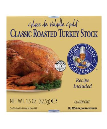 More Than Gourmet Glace De Volaille Gold Roasted Turkey Stock, 1.5 Ounce Packages (Pack of 6)