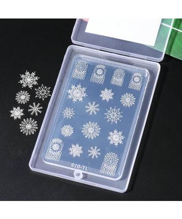 MCAORI 3D Nail Art Mold with Variety of Patterns Template Carving Sticker Stencil Tools Moulds for Nail Enthusiasts and Salons - Buy Online on GoSupps.com
