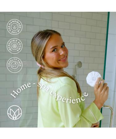 Musee Eucalyptus Mint Shower Steamers Set for Relaxing Aromatherapy | Handmade in USA | 4 Shower Bombs Perfect for Spa Gift, Men, Women | Birthday Present - Buy Online on GoSupps.com