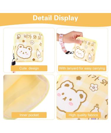 Mini Women s Period Bag Set - AndiBro Zippered Storage Pockets for Tampons & Cosmetics - Portable & Cute Coin Purse - 2 Pack - Buy Online on GoSupps.com