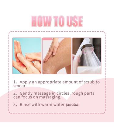 Peach Brightening Exfoliating Body Scrub Peach Smooth & Tight Body Scrub Peach Ice Cream Texture Body Treatment Scrub Deeply Exfoliates Scrub Organic Body Scrub for Body Face Hand & Foot - Buy Online on GoSupps.com