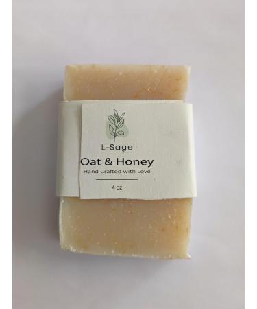 L-Sage Oat & Honey Soap - Gentle Natural Skincare for All Skin Types | International Shipping Available - Buy Online on GoSupps.com