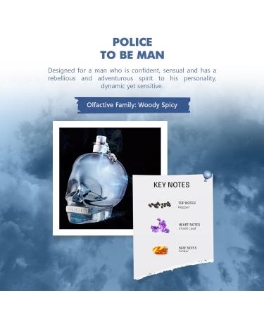 Police To Be Perfume for Men - Woody Spicy Scent - Opens with Grapefruit and Pepper - Blended with Violet Leaf Patchouli and Amber - for Outgoing and Strong Gentlemen - 4.2 oz EDT Spray - Buy Online on GoSupps.com