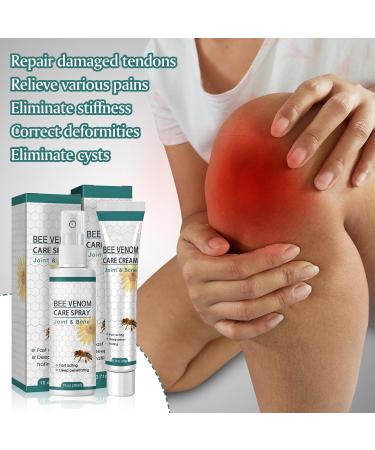 TZQFROCE Bee Venom Ointment Bee Venom Pain Cream Bee Venom Cream Bee Venom Treatment Spray Bee Cream Bee Venom Ointment for Joint and Bone Therapy - Buy Online on GoSupps.com