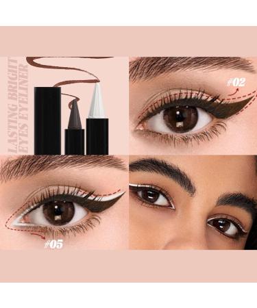 Husoiuy Eyeliner Pencils 6Color NonErase Balm Naturally Long Lasting Eyeliner for Women Youth Older Women Halloween Dating Stage Performance Holiday Party - Buy Online on GoSupps.com