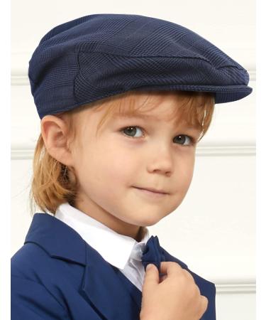 Mint Green Baby Flat Cap | Vintage Drivers Hat | Breathable & Soft | Ages 0-8 Years | Sapphire Blue (2-3 Years) - Buy Online on GoSupps.com