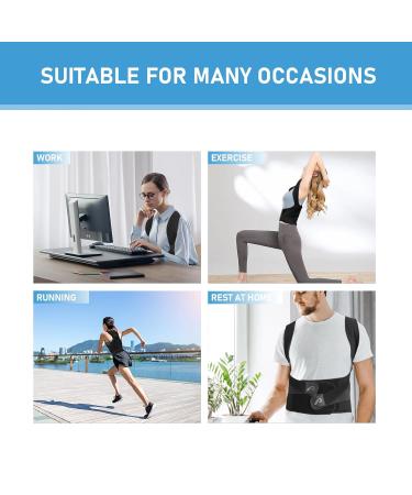 AOFIT Back Support Belt | Adjustable Posture Corrector for Men & Women | Breathable Backure Coach for Pain Relief & Correction - Buy Online on GoSupps.com