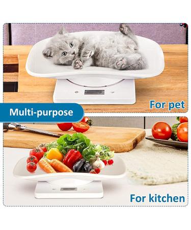 Digital Pet Scales - 15kg Small Animal & Feed Weight Scale with Measuring Tape | Accurately Weigh Kittens Puppies Hamsters and More - Buy Online on GoSupps.com