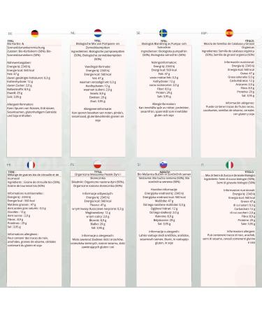 Wholefood Earth Organic Pumpkin & Sunflower Seeds Mix 2kg - Vegan, GMO Free, High Fibre & Protein | Certified Organic - Buy Online on GoSupps.com