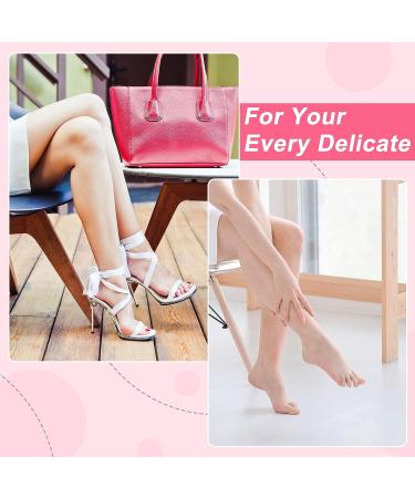 SATINIOR Silicone Gel Heel Socks 3 Pairs - Anti Slip Moisturizing Aloe Socks for Dry Skin - Women Men (Medium, Pink/Beige/White) - Buy Online on GoSupps.com