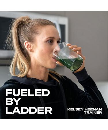 LADDER Sport Superfood Greens Powder - Vegan Supplement with Spirulina, Vitamin D, Magnesium, Rhodiola, Matcha & Zinc - Gluten, Sugar, Soy Free - NSF Certified for Sport - 30 Servings, 9.31oz - Buy Online on GoSupps.com
