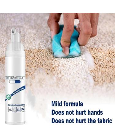Dry Foam Cleaner 2023 New Dry Foam Cleaner Stain Remover Active Enzyme Stain Remover 100ml Wash-Free Foam Cleaner Garment Stubborn Stain Cleaner Oil Remover (2 PCS) - Buy Online on GoSupps.com