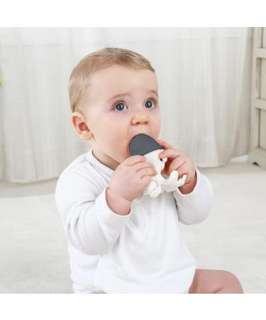 M mbella 8124 Teething Ring - Silicone Octopus in Blue-Grey | Safe International Shipping - Buy Online on GoSupps.com