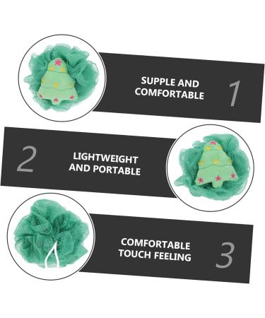 Buy 2pcs Exfoliating Bath Ball & Shower Sponge - Loofah & Sponge Set for Exquisite Skin Care - Perfect Holiday Gift - Buy Online on GoSupps.com