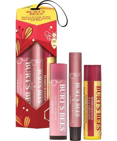 Burt's Bees Moisturising Lip Balm Tinted Lip Shimmer Mistletoe Kiss - 1 Count - Buy Online on GoSupps.com