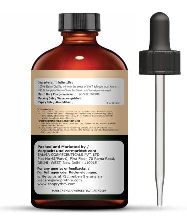  ORGANIC ZING Organic Zing Birch Oil | Pure & Natural Essential Oil for Skincare Hair Care & Massage - 118ml/4oz - Buy Online on GoSupps.com