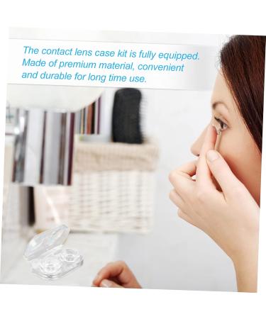 Hapinary 8-Style Travel Case for Contact Lenses - Mini Plastic Storage Box with Tweezers & Containers for Easy Organization - Buy Online on GoSupps.com