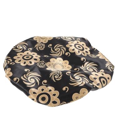 Healeved Girls Hair Ties and Sleep Cap Set - Satin Printing, Elastic Headband, Shower Cap - 2pcs, 26x26cm - As Shown - Buy Online on GoSupps.com