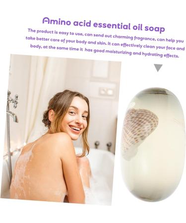 POPETPOP 1pc Jelly Essential Oil Soap Handmade Soap Bars Body Cleaning Soap Natural Soap Acid Scrub Soap Bath Soap Bars Men Soap Exfoliating Soap Man Fragrance Glycerin - Buy Online on GoSupps.com