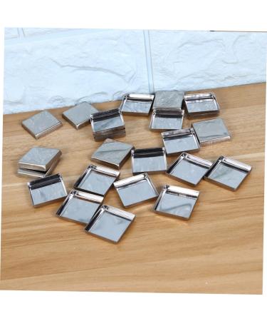 FRCOLOR 120 Pcs Square Magnets Pans for Eyeshadow Empty Eyeshadow Tin Pan Sample Accessories Stainless Steel Mx2pcs As Shownx2pcs - Buy Online on GoSupps.com