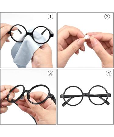 20 Pairs Self-Adhesive Silicone Nose Pads for Glasses - Slipproof D Shape Transparent & Black Accessories - Buy Online on GoSupps.com