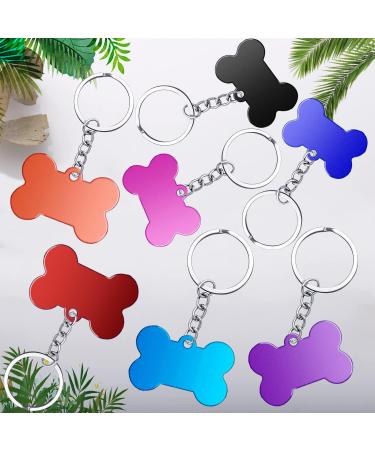Buy Durable Aluminum Dog Tags & Trailers - 30 Pet ID Tags + 10 Chains for Dogs & Cats - Waterproof & DIY Friendly - Buy Online on GoSupps.com