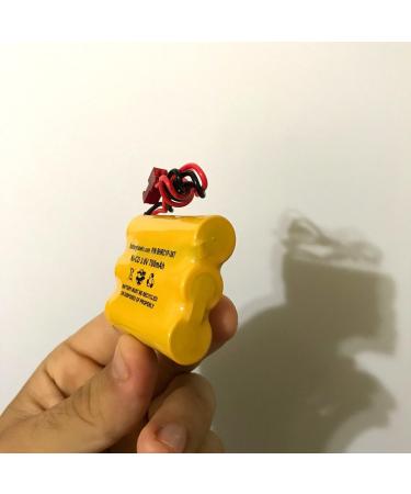 Buy Custom-93 NNYXSB LPX70RWH 3.6V 700mAh Exit Sign Emergency Light NiCad Battery Replacement (5 Pack) - International Shipping Available - Buy Online on GoSupps.com