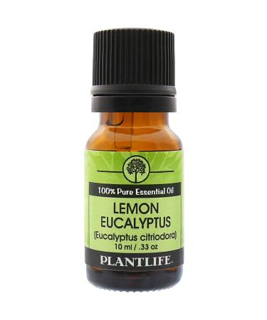 Plantlife Lemon Eucalyptus Aromatherapy Essential Oil - Straight from The Plant 100% Pure Therapeutic Grade - No Additives or Fillers - 10 ml