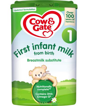 Cow & Gate 1 First Infant Baby Milk Powder Formula From Birth 800g