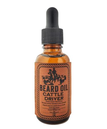 JTM Vintage Cattle Driver Beard Oil | Premium Grooming & International Shipping - Buy Online on GoSupps.com