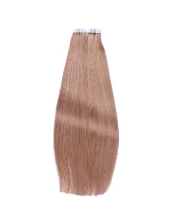 Tape In Hair Extensions #27 Honeyblond - 70cm Remy Real Hair - 20 Bricks 4cm Wide - International Shipping Available - Buy Online on GoSupps.com