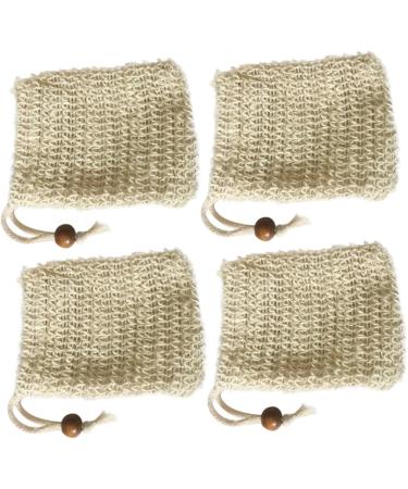 FOMIYES 8 Pcs Bubble Maker Bag Soap Holder Face Washing Bag Soap Storage Bag Foaming Net Facial Net 14x9.5cmx2pcs Light Yellowx2pcs - Buy Online on GoSupps.com