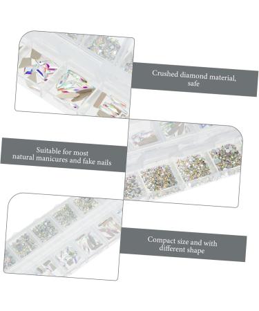 BIUDECO Nail Diamonds 1 Box Nail Drill Nail Stickers for Nail Art Nail Art Gems s for Acrylic Nails Jewelry Nail Decoration Glitter Rhinestone Nails Nail Art Studs Nail Art Decor Glass - Buy Online on GoSupps.com