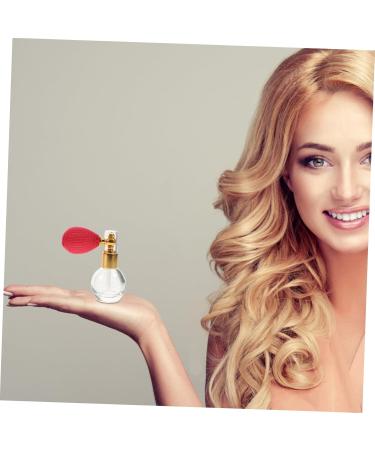 HAPINARY Empty Bottle Perfume Bottle Refillable Perfume Bottle Labs Perfume Bottle with Pump Refillable Bottle Crystal Perfume Glass Bubble Dispensing Pump Travel medium Golden - Buy Online on GoSupps.com