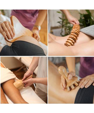 9-in-1 Wooden Therapy Massage Tool | Anti-Cellulite Maderoterapia Set for Body Shaping & Lymph Drainage - Buy Online on GoSupps.com