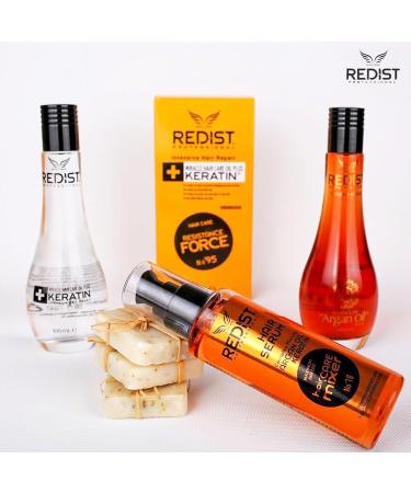 Redist Keratin Hair Oil 100ml | Anti-Frizz Treatment for Dry & Streaked Hair | Keratin Hair Care & Gloss | Smooth & Shine | International Shipping - Buy Online on GoSupps.com