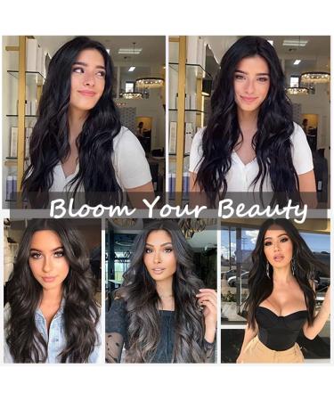 Esmee Long Wavy Black Synthetic Wig - 26 Inches | Heat Resistant for Daily Wear, Parties & Cosplay - Buy Online on GoSupps.com