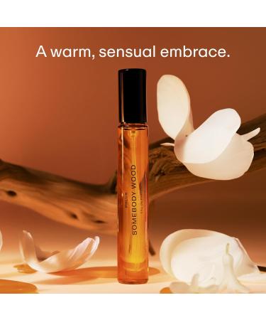PHLUR Somebody Wood Eau de Parfum - Travel Size Perfume for Women & Men Fragrance - Spicy Woody Perfume with Bergamot Lemon Cedarwood Sandalwood Musk & Vanilla (9.5mL) 0.32 Ounce / 9.5 mL - Buy Online on GoSupps.com