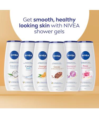 NIVEA Cocoa Butter & Macadamia Oil Body Wash 3x500mL - Buy Online on GoSupps.com