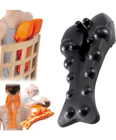 Relieflylab Trapezius Stretcher Reliefly Lab Neck Trapezius Muscle Massager Trapezius and Neck Massage Tool (Color : Black)