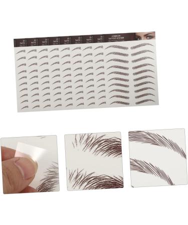 PLAFOPE 9 sheets Tattoos Hairlike Eyebrow Sticker Transfer Eyebrows Shaping Stickers Imitation Transfers - Buy Online on GoSupps.com