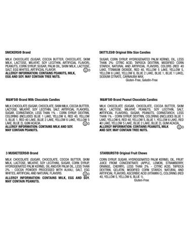 M&M'S, SNICKERS, 3 MUSKETEERS, SKITTLES & STARBURST Variety Mix 30-Count Box | Chocolate & Fruity Candy Assortment 56.11-Ounce - Buy Online on GoSupps.com