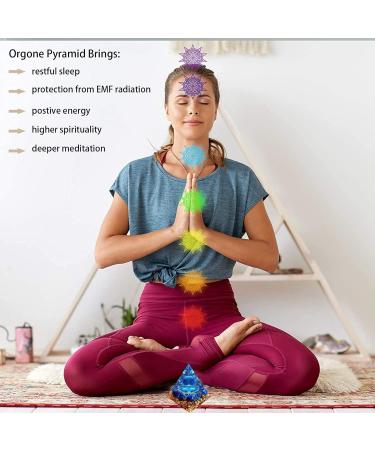 Ogan Chakra Moonstone Crystal Pyramid Energy Tower - Wealth & Wisdom Generator (Color B) - Buy Online on GoSupps.com