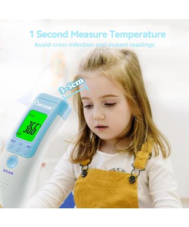 Berrcom Digital Infrared Forehead Thermometer for Babies - Contactless Fever Alarm C/ F Switch 3 Colors - Buy Online on GoSupps.com
