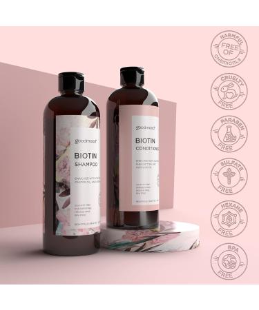 GoodMood Biotin Shampoo and Conditioner Set All Hair Types 2x16oz - Buy Online on GoSupps.com