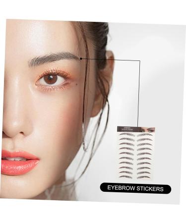 Outanaya 9 Sheets Waterproof Eyebrow Stickers Makeup Brow Sticker Makeup Tools 6d Make up Transfer Stickers - Buy Online on GoSupps.com