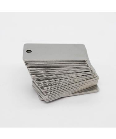 StayMax 25 Pack Stainless Steel Rectangle Stamping Blanks with One Hole - Buy Online on GoSupps.com